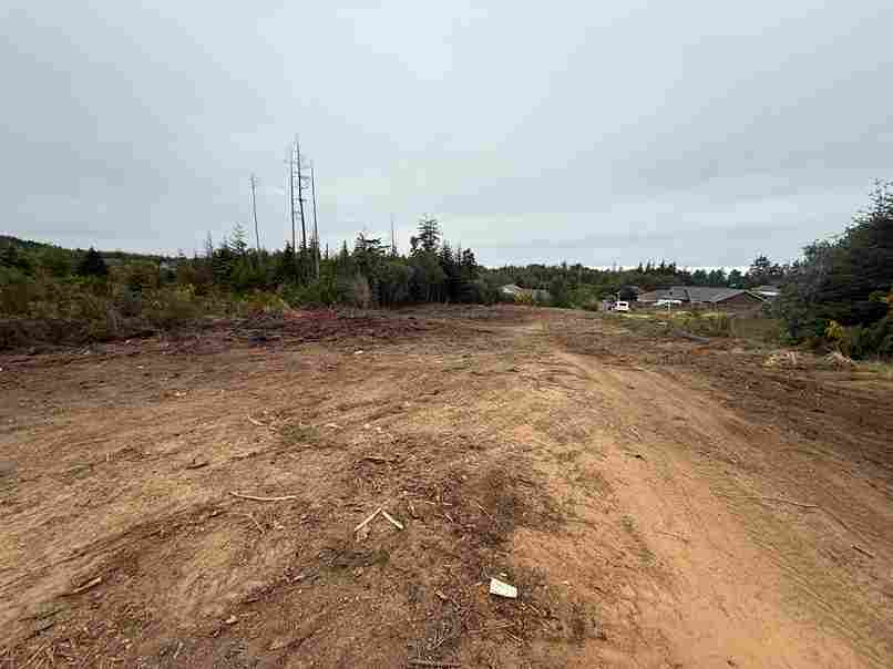 Graded building pad, Coos Bay